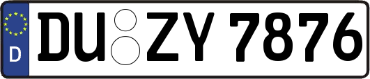 DU-ZY7876