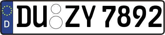 DU-ZY7892
