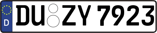 DU-ZY7923