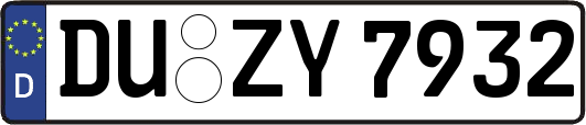 DU-ZY7932