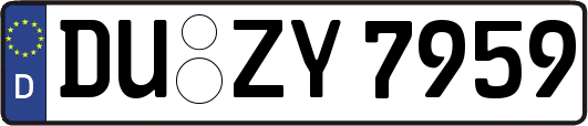 DU-ZY7959