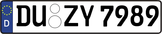 DU-ZY7989