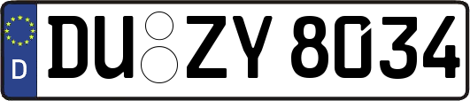 DU-ZY8034