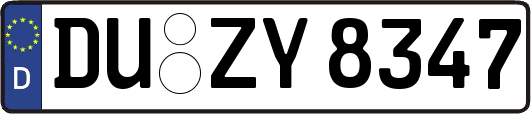 DU-ZY8347