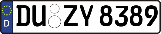 DU-ZY8389