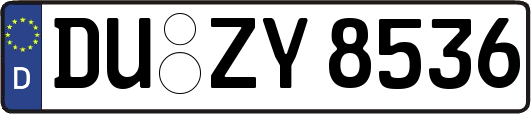 DU-ZY8536