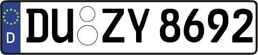 DU-ZY8692