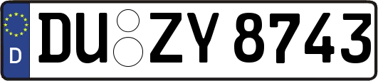 DU-ZY8743