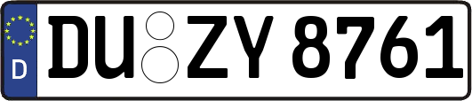 DU-ZY8761