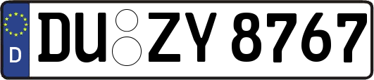 DU-ZY8767