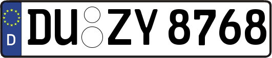 DU-ZY8768