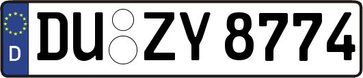 DU-ZY8774