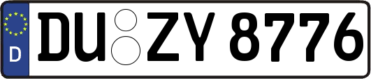 DU-ZY8776