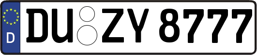 DU-ZY8777
