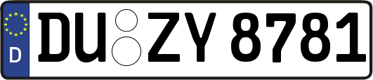 DU-ZY8781