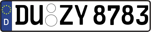 DU-ZY8783