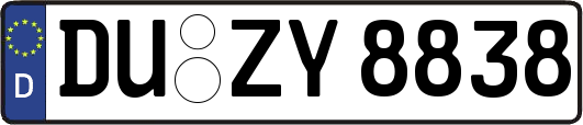 DU-ZY8838