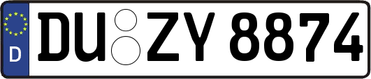DU-ZY8874