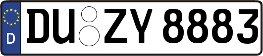 DU-ZY8883