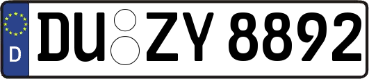DU-ZY8892