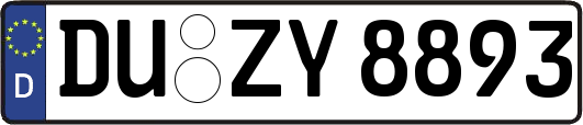 DU-ZY8893