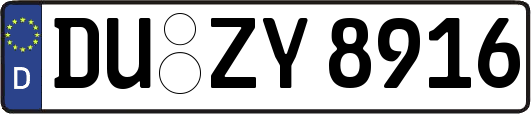 DU-ZY8916