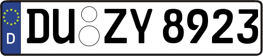 DU-ZY8923