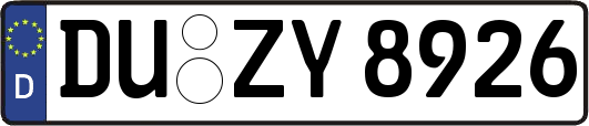 DU-ZY8926
