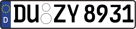 DU-ZY8931