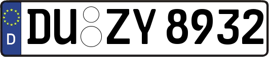 DU-ZY8932