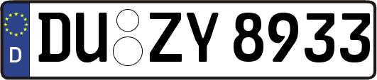 DU-ZY8933