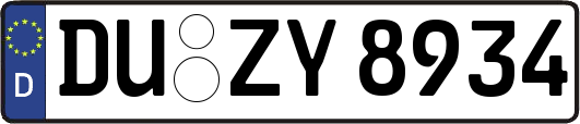 DU-ZY8934