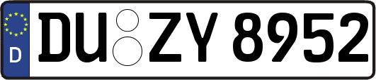 DU-ZY8952