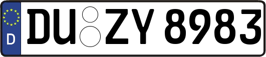 DU-ZY8983