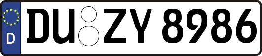 DU-ZY8986