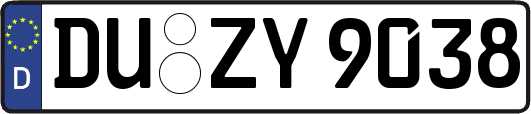 DU-ZY9038