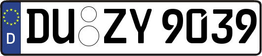 DU-ZY9039