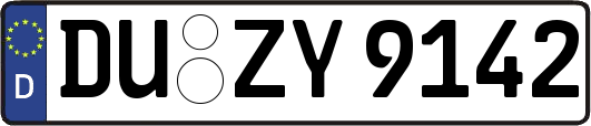 DU-ZY9142