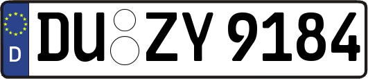 DU-ZY9184