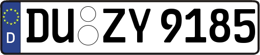 DU-ZY9185