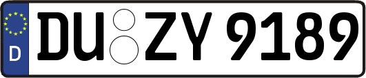 DU-ZY9189