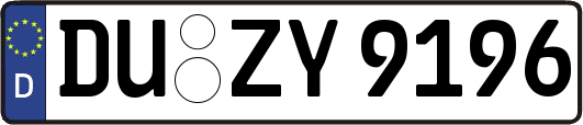 DU-ZY9196