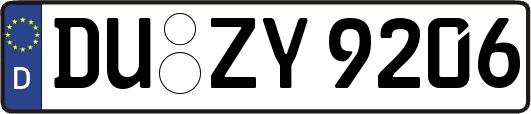 DU-ZY9206