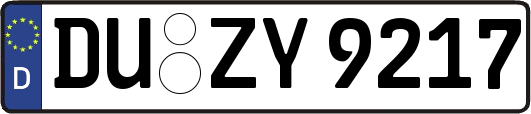 DU-ZY9217