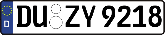 DU-ZY9218