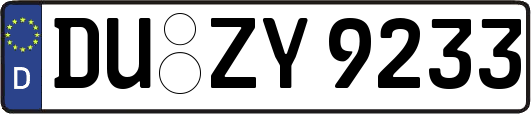DU-ZY9233