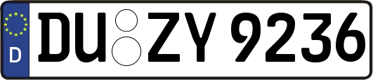 DU-ZY9236