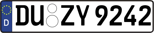 DU-ZY9242