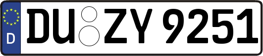 DU-ZY9251