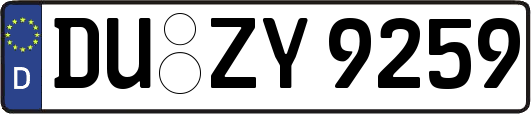 DU-ZY9259